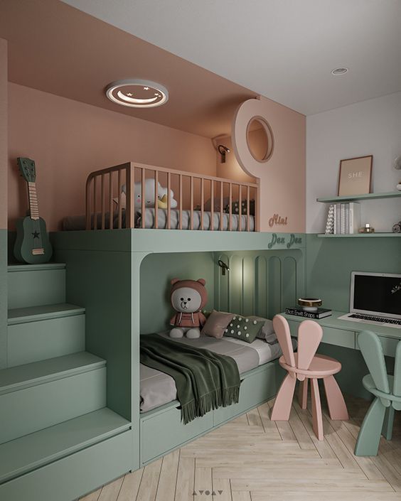 thiết kế phòng ngủ trẻ em