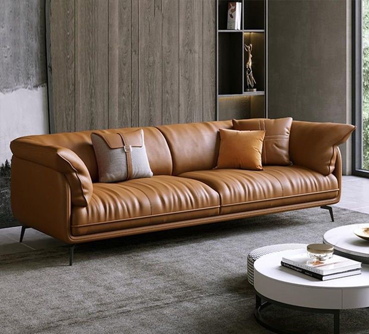 sofa bằng chất liệu da