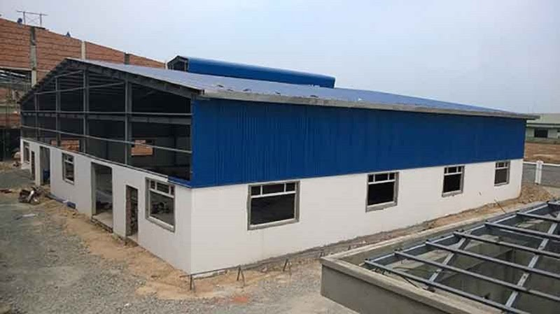 Nhà xưởng khung thép tiền chế