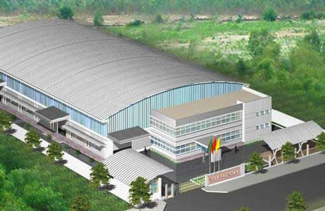 Nhà xưởng sản xuất mái vòm