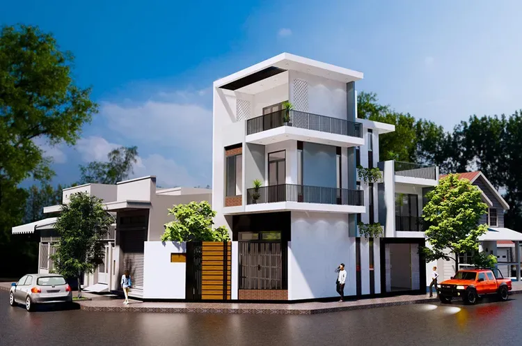 mặt tiền nhà ống phong thủy