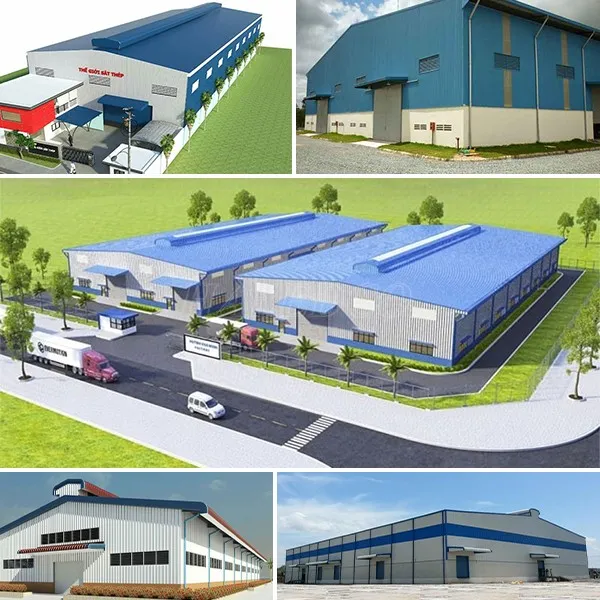 Mẫu nhà xưởng 1000m2 theo phong cách tối giản