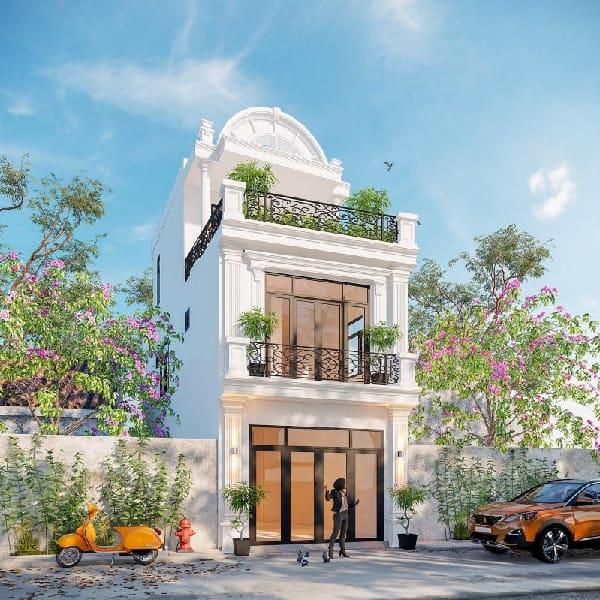 Kết hợp mái vòm, mái chóp