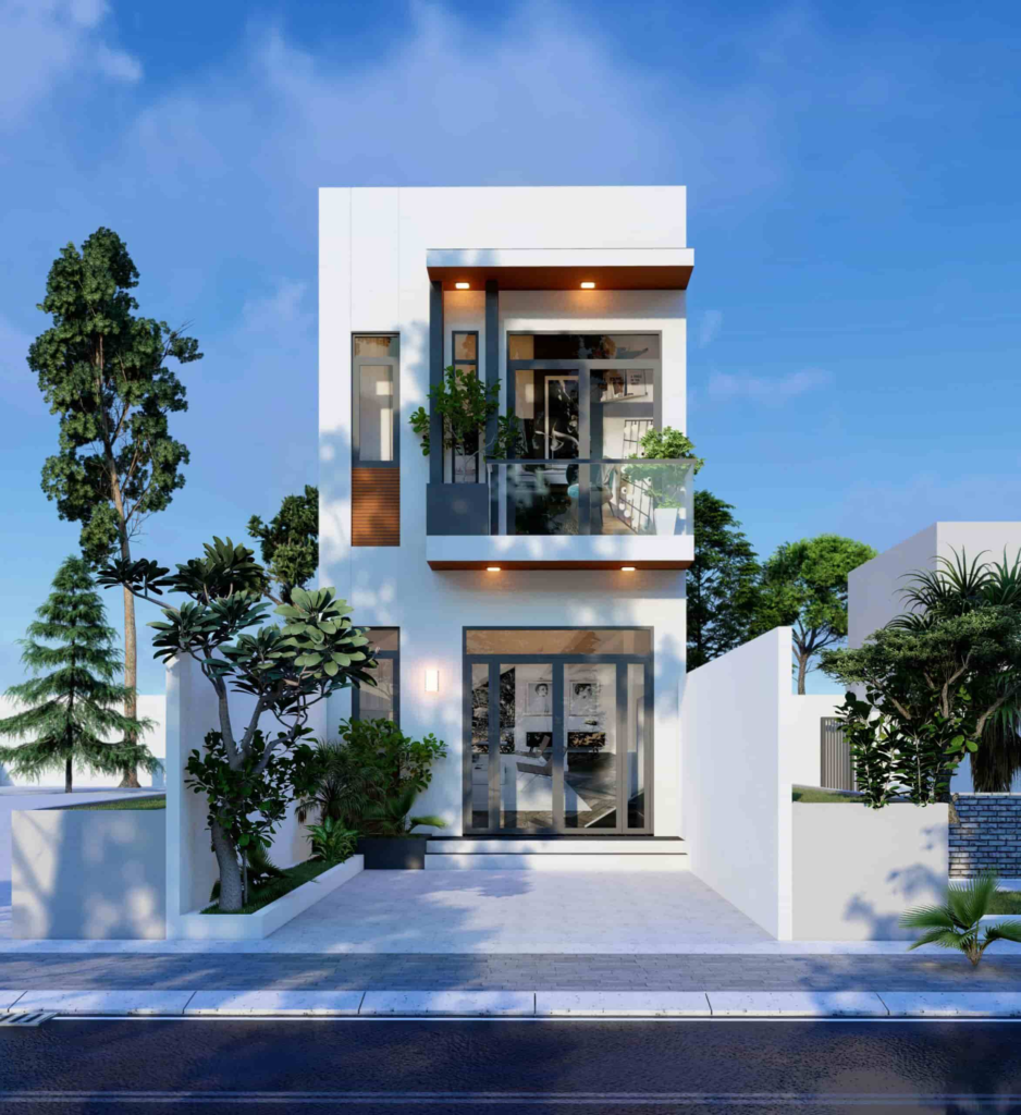 Chú trọng vào ánh sáng tự nhiên khi thiết kế mặt tiền nhà phố đẹp