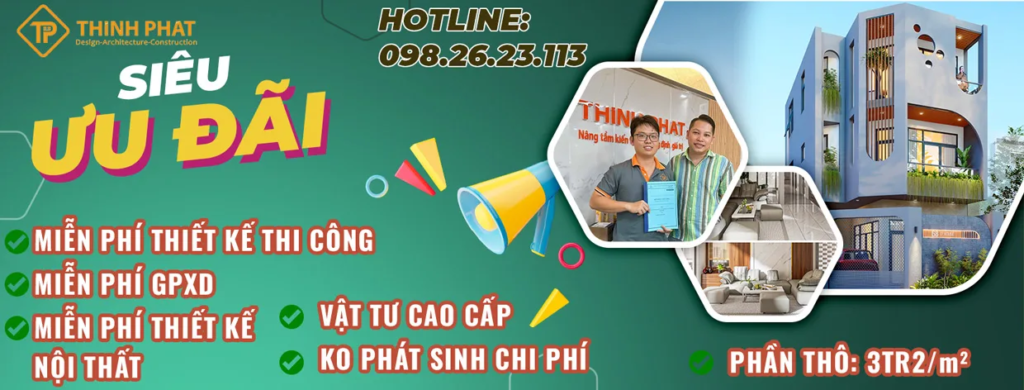 Thịnh Phát - Đơn vị thiết kế mặt tiền nhà phố đẹp hiện đại uy tín