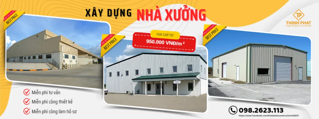 xây dựng nhà xưởng tại TP.HCM