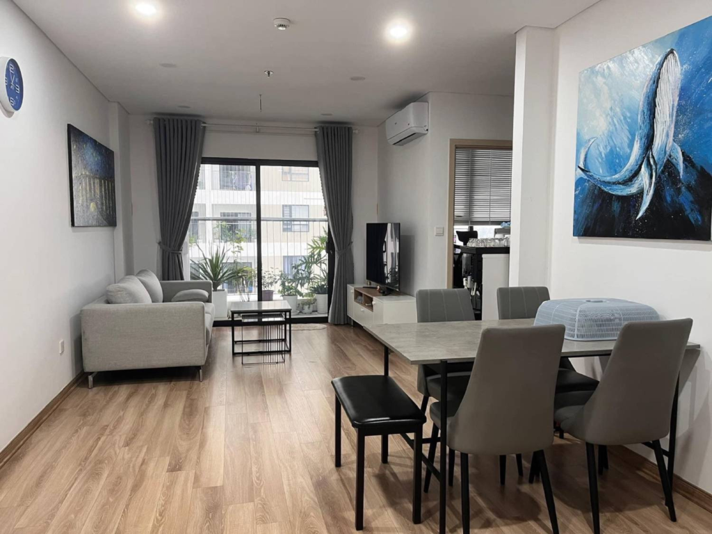 Thiết kế mở, kết nối không gian căn hộ chung cư