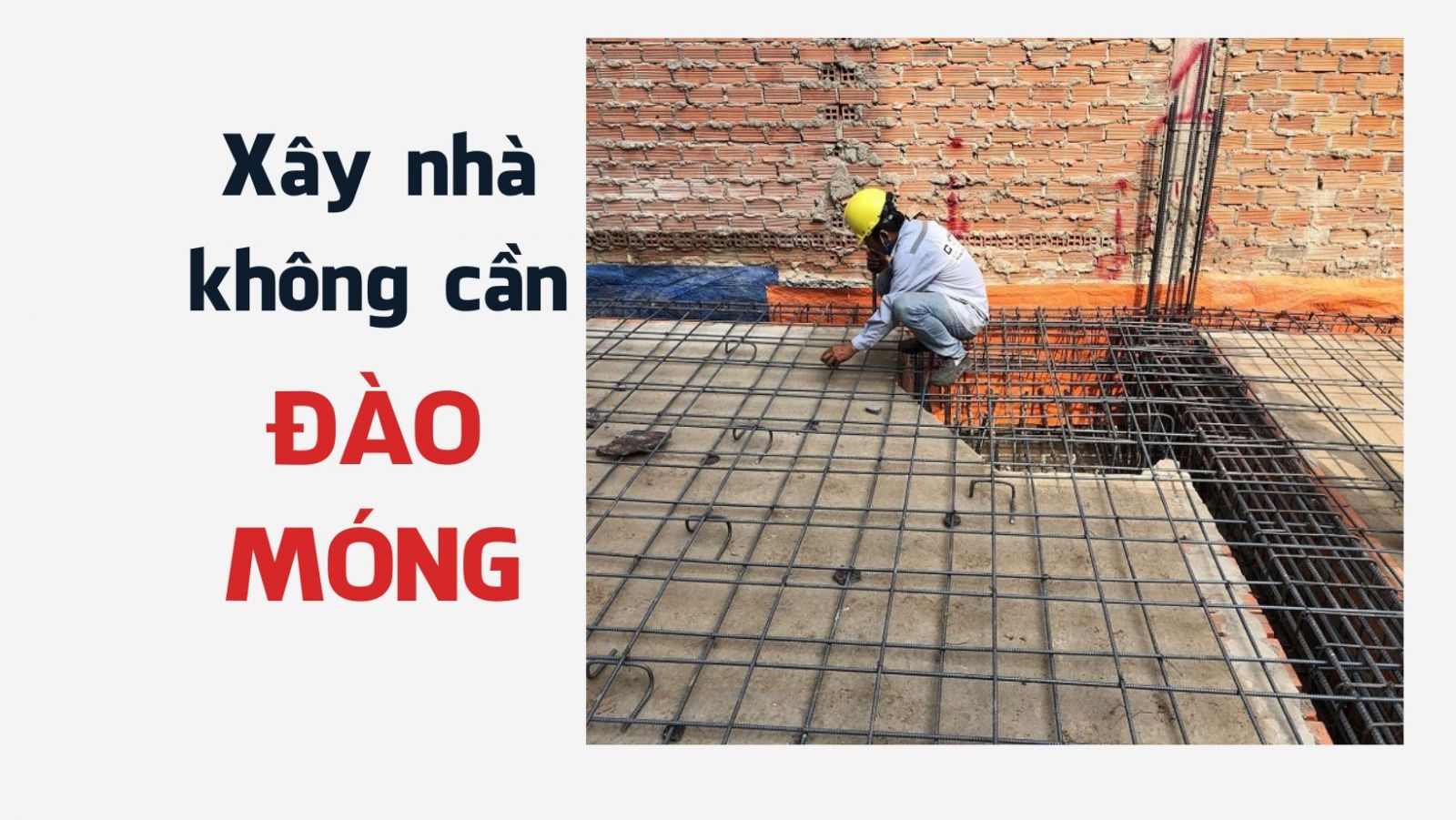 xây nhà không móng