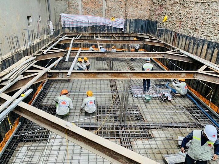 Thi Công Cốt Thép Và Đổ Bê Tông Hầm Nhà