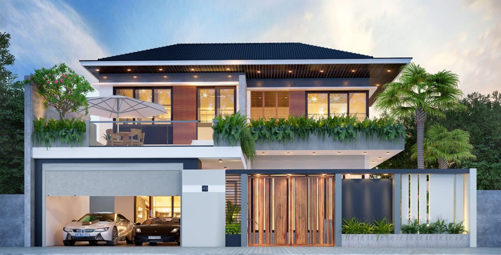 Ưu điểm của nhà vuông 10x10 1 tầng