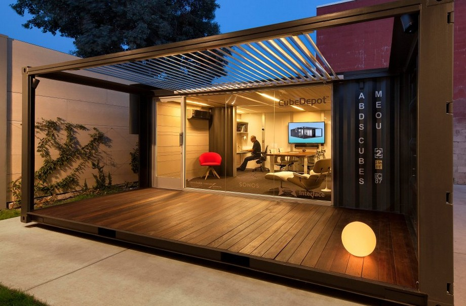 thiết kế và xây dựng văn phòng container