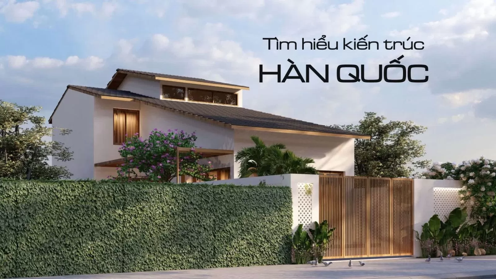 nhà ở phong cách Hàn Quốc