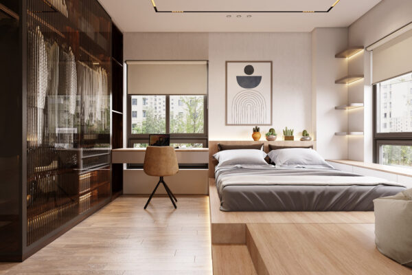 Hướng dẫn bố trí 4 món đồ nội thất phòng ngủ cơ bản hợp phong thủy Bố trí nội thất phòng ngủ