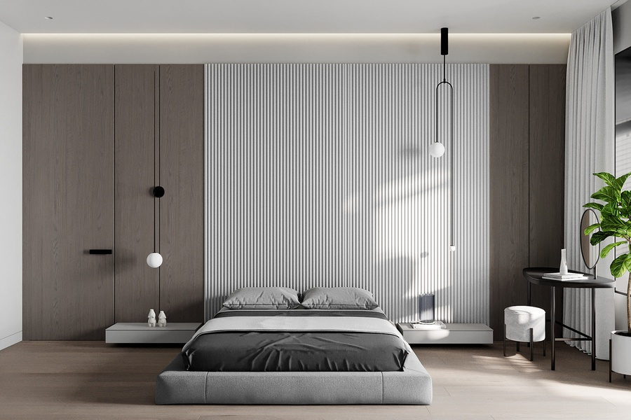 Phong cách tối giản (Minimalism) thiết kế phòng ngủ 2025