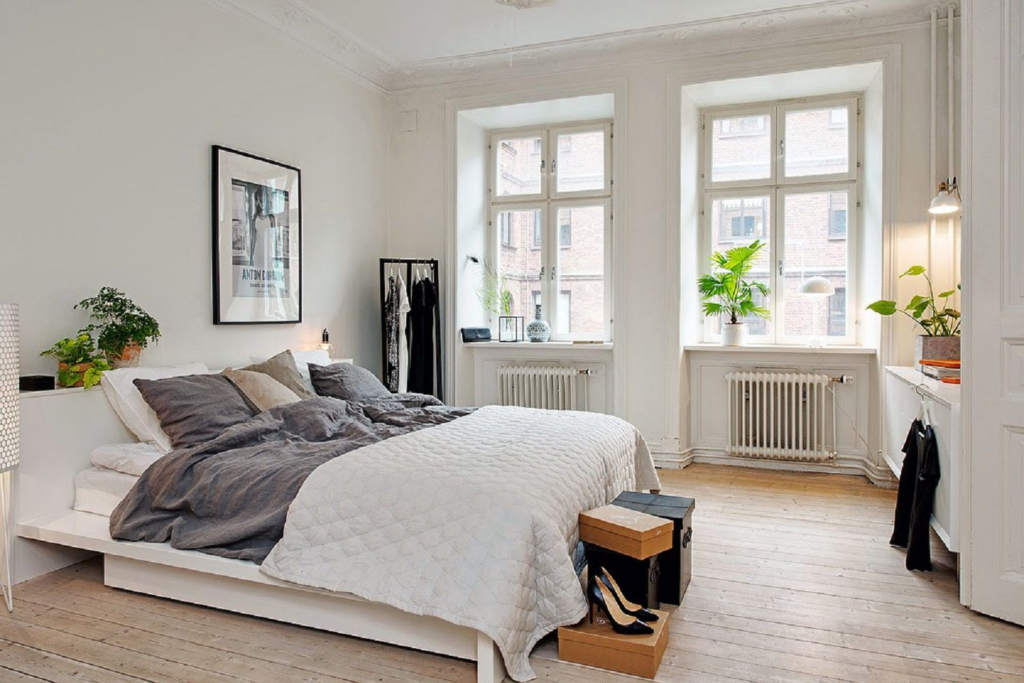 Phong cách Scandinavian thiết kế phòng ngủ 2025