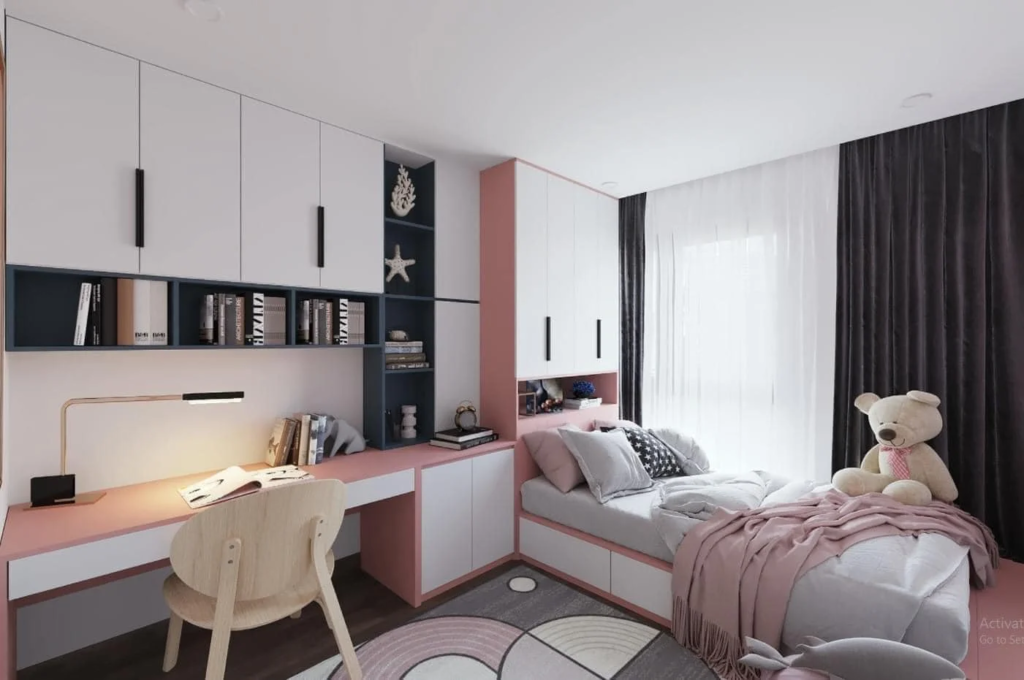 mẫu thiết kế phòng ngủ bé