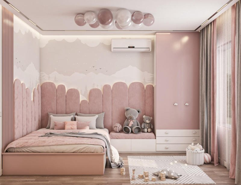 mẫu thiết kế phòng ngủ bé
