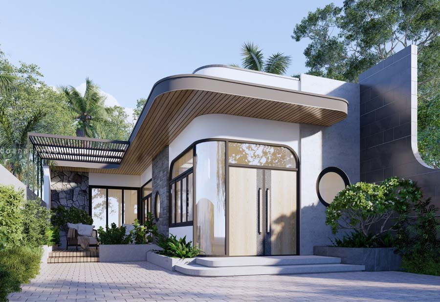 Xu hướng thiết kế nhà vườn cấp 4 năm 2025