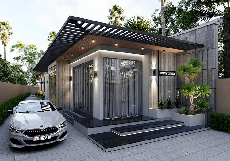 Nhà vườn cấp 4 hiện đại