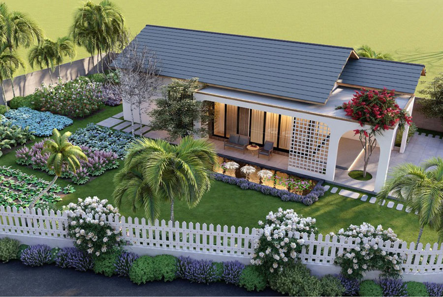 Lời khuyên khi thiết kế nhà vườn cấp 4