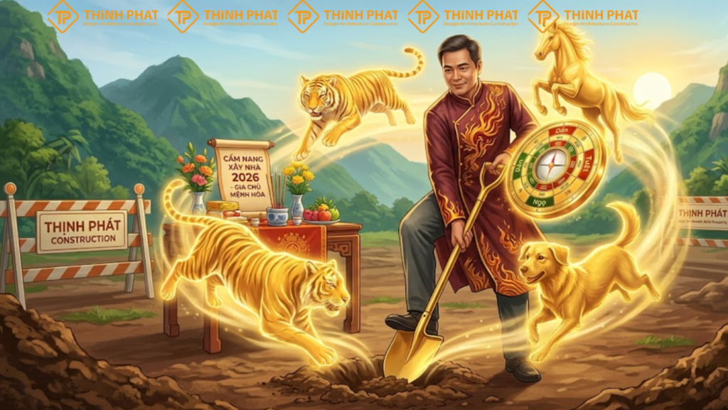 Xem tuổi xây nhà cho người mệnh Hỏa